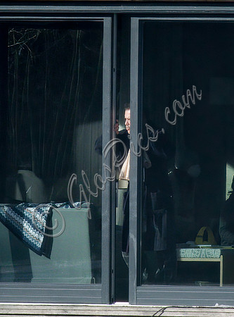 Actors on set filming Amazon's thriller "The Power"