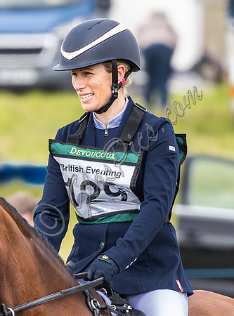 Zara Tindall on "Pinch Me" at Calmsden Horse Trials