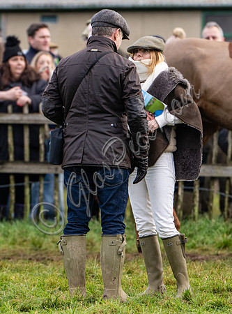 Christian Horner and Former Spice Girl, Geri Halliwell Horner at Point to Point races in Worcestershire.