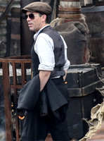 Packy Lee filming Peaky Blinders