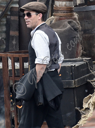 Packy Lee filming Peaky Blinders