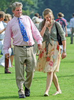 The 9th Earl Bathurst with his daughter the Hon. Rosie Meriel Lilias Bathurst