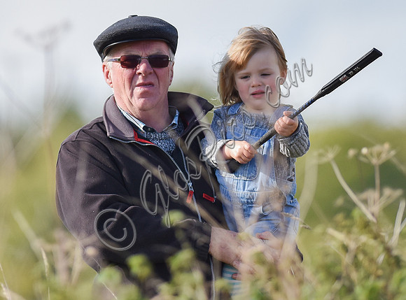 Mia Tindall waving riding crop