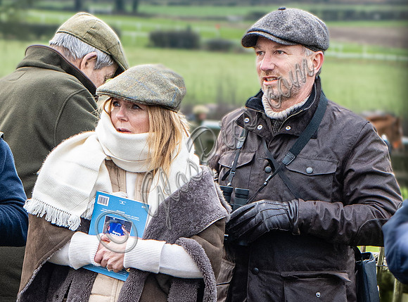 Former Spice Girl, Geri Halliwell Horner at Point to Point races in Worcestershire.