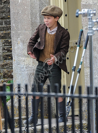 Loll coming out of the school door