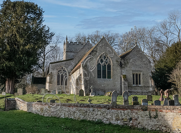 Views of St Bartholomew's church at Brightwell Baldwin in Oxfordshire