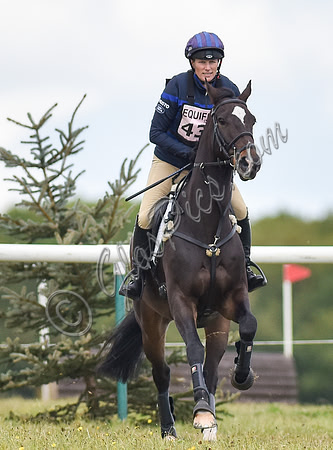 Zara Tindall riding Castle Black