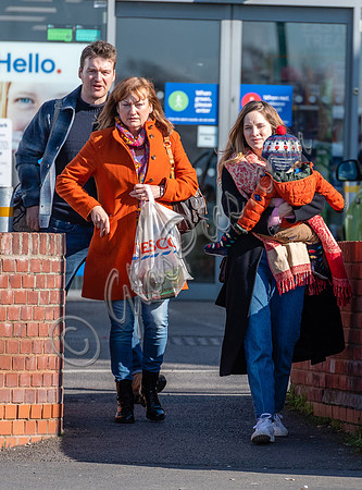 Sophie Rundle with partner Matt Stokoe, and their 10 month old son