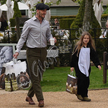 David and Harper Beckham