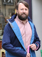 David Mitchell filming new sitcom series "Back" for Channel 4 in Stroud, Gloucestershite - 18th May, 2017