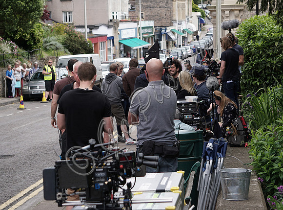 Broadchurch filming in Clevedon scenic