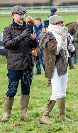 Former Spice Girl, Geri Halliwell Horner at Point to Point races in Worcestershire.