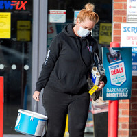 Josie Gibson spotted at her local ScrewFix Store, Bristol, United Kingdom - 19th November, 2020