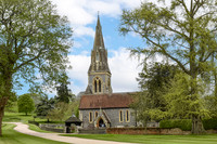 St Mark's Church, Englefield, exterior views