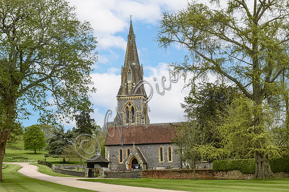 St Mark's Church, Englefield, exterior views