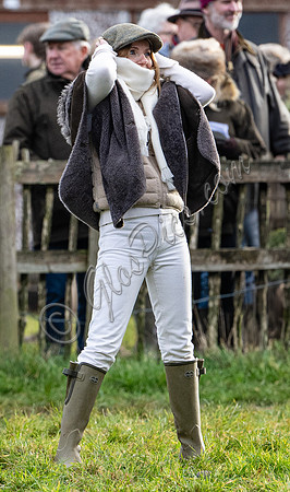 Former Spice Girl, Geri Halliwell Horner at Point to Point races in Worcestershire.