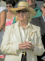 portrait shot of Gloria, Dowager Countess Bathurst