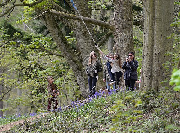 Lila Grace Moss plays on rope swing watched my mother, supermodel Kate Moss and pals