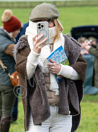 Former Spice Girl, Geri Halliwell Horner at Point to Point races in Worcestershire.