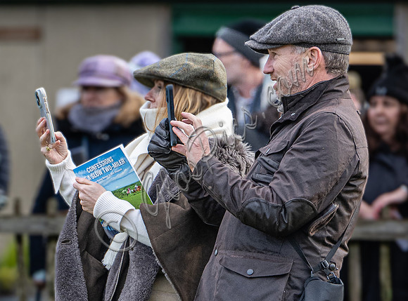Christian Horner and Former Spice Girl, Geri Halliwell Horner at Point to Point races in Worcestershire.