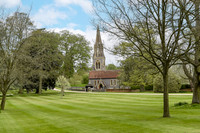 St Mark's Church, Englefield, exterior views