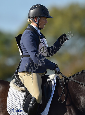 Zara Tindall riding Castle Black