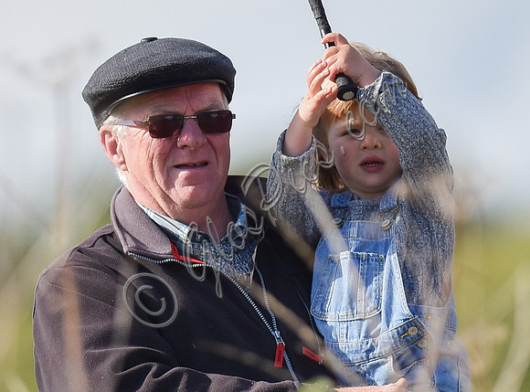 Mia Tindall waving riding crop