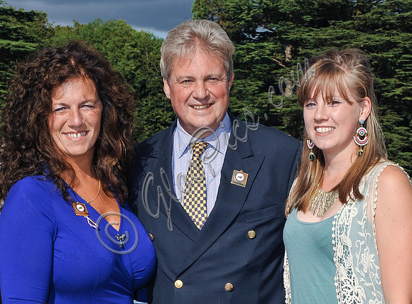 Sarah Bathurst , Allen 9th Earl Bathurst with his daugher Rosie Bathurst