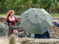 Eleanor Tomlinson on set of Poldark  for the 5th and Final season, Wiltshire - 11th September, 2018