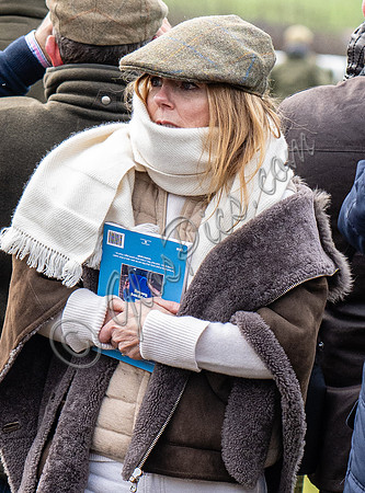 Former Spice Girl, Geri Halliwell Horner at Point to Point races in Worcestershire.