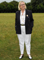 Gloria, Dowager Countess Bathurst - full length shot