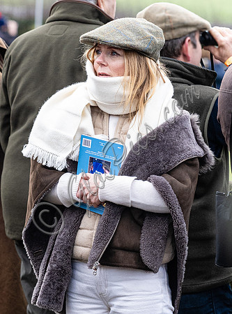 Former Spice Girl, Geri Halliwell Horner at Point to Point races in Worcestershire.
